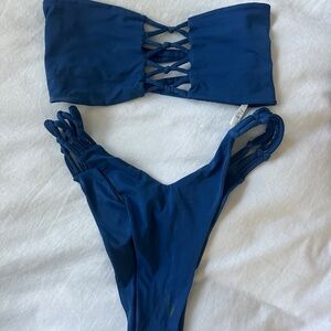 San Lorenzo Blue Bikini Set